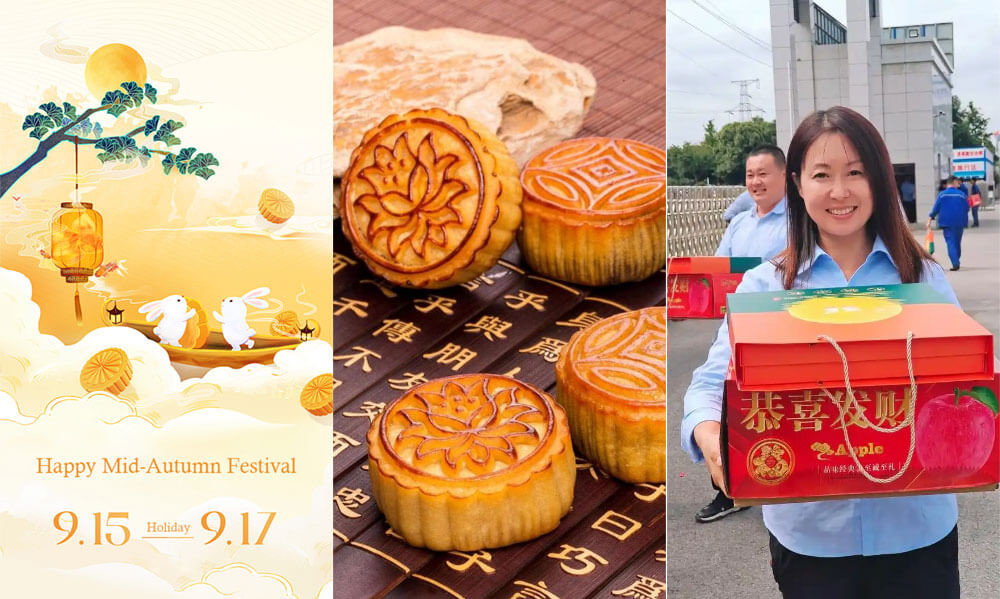 kasus perusahaan terbaru tentang Mengirim hadiah dan kue bulan untuk klien setia, berbagi berkat Festival Mid-Autumn