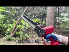 Cordless Brushless Power Chainsaw 8 Inch Genggam Bertenaga Baterai