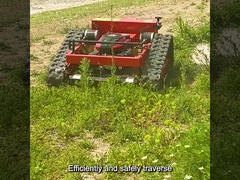 Remote Control Robot Mesin Pemotong Rumput Bertenaga Gas 190CC Multi Purpose