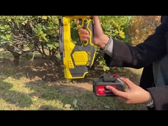 Rechargeable Hedge Machine Portable Electric Tea Picker 21V Kuning