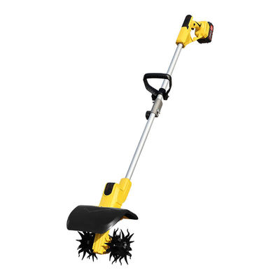 Cordless Tiller Cultivator Kompatibel dengan Baterai Dewalt 21V