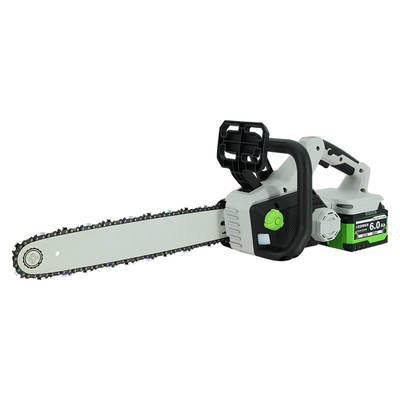 Baterai gergaji listrik tanpa sikat 16 inci yang didukung dengan ketegangan rantai otomatis dan sistem pelumasan